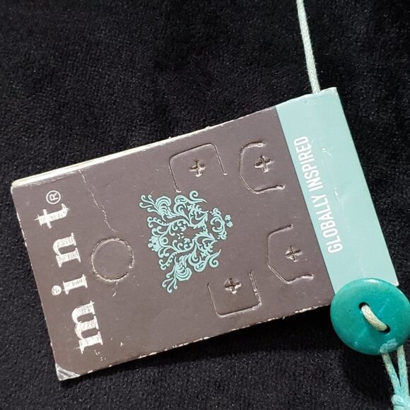 Mint Womens Fashion Crystal Beaded Long Statement Necklace Jewelry Adjustable - Picture 5 of 5